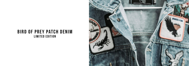 The Bird of Prey Patch Denim - LTD - Wings Of Liberty Clothing