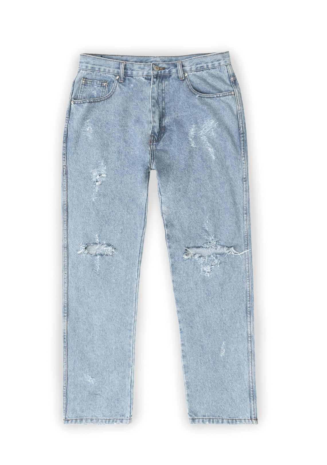 Distressed Denim Acid Wash