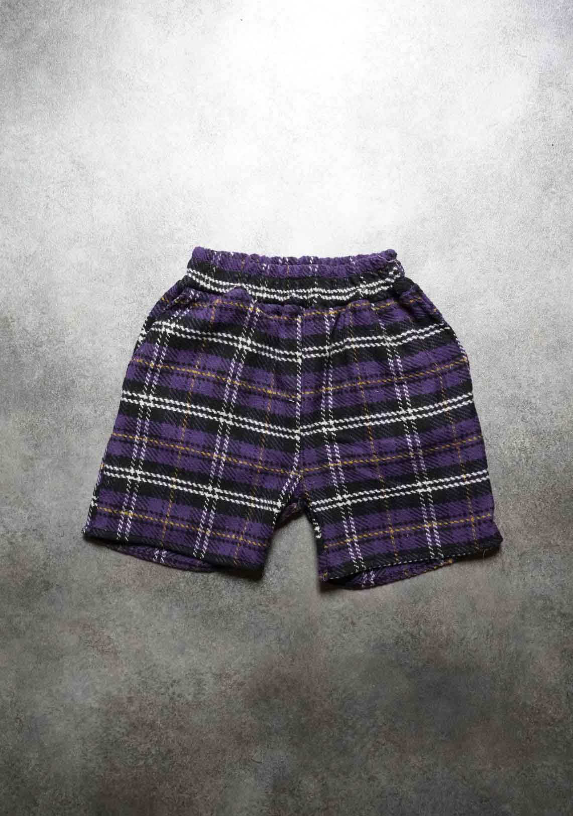 Sample Shorts - Check Knit