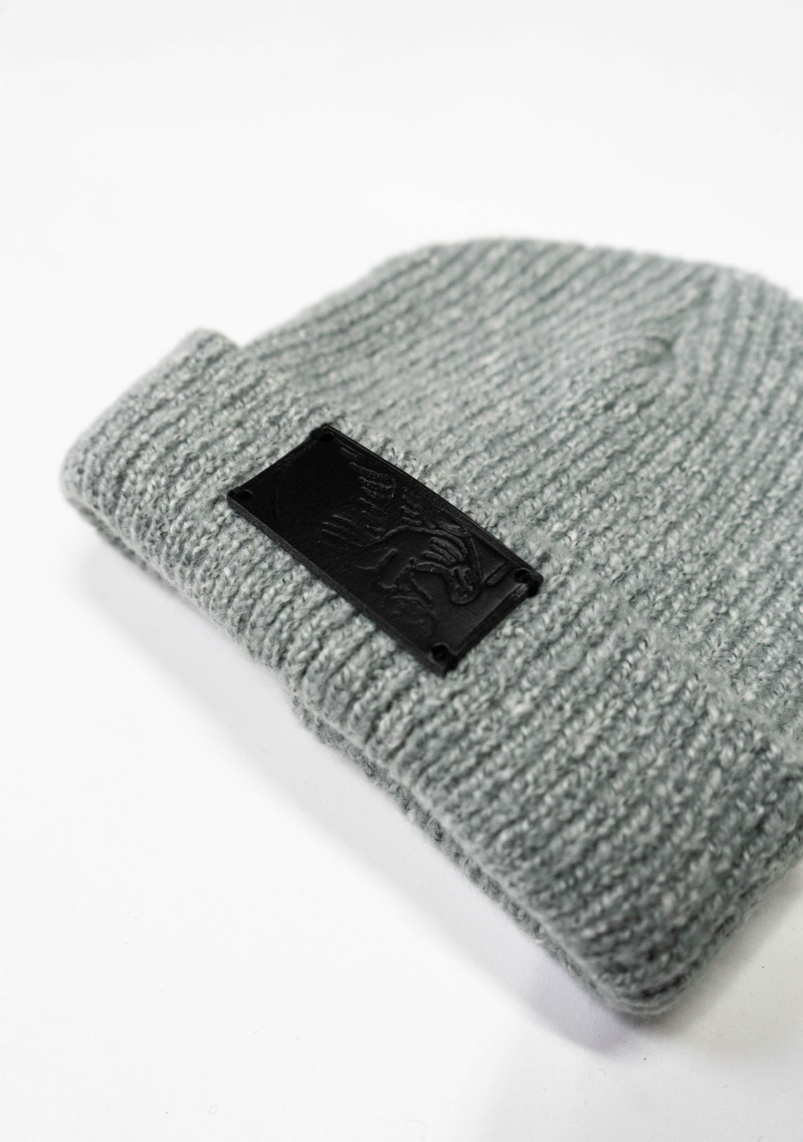 Heavy Knit Patch Beanie HG