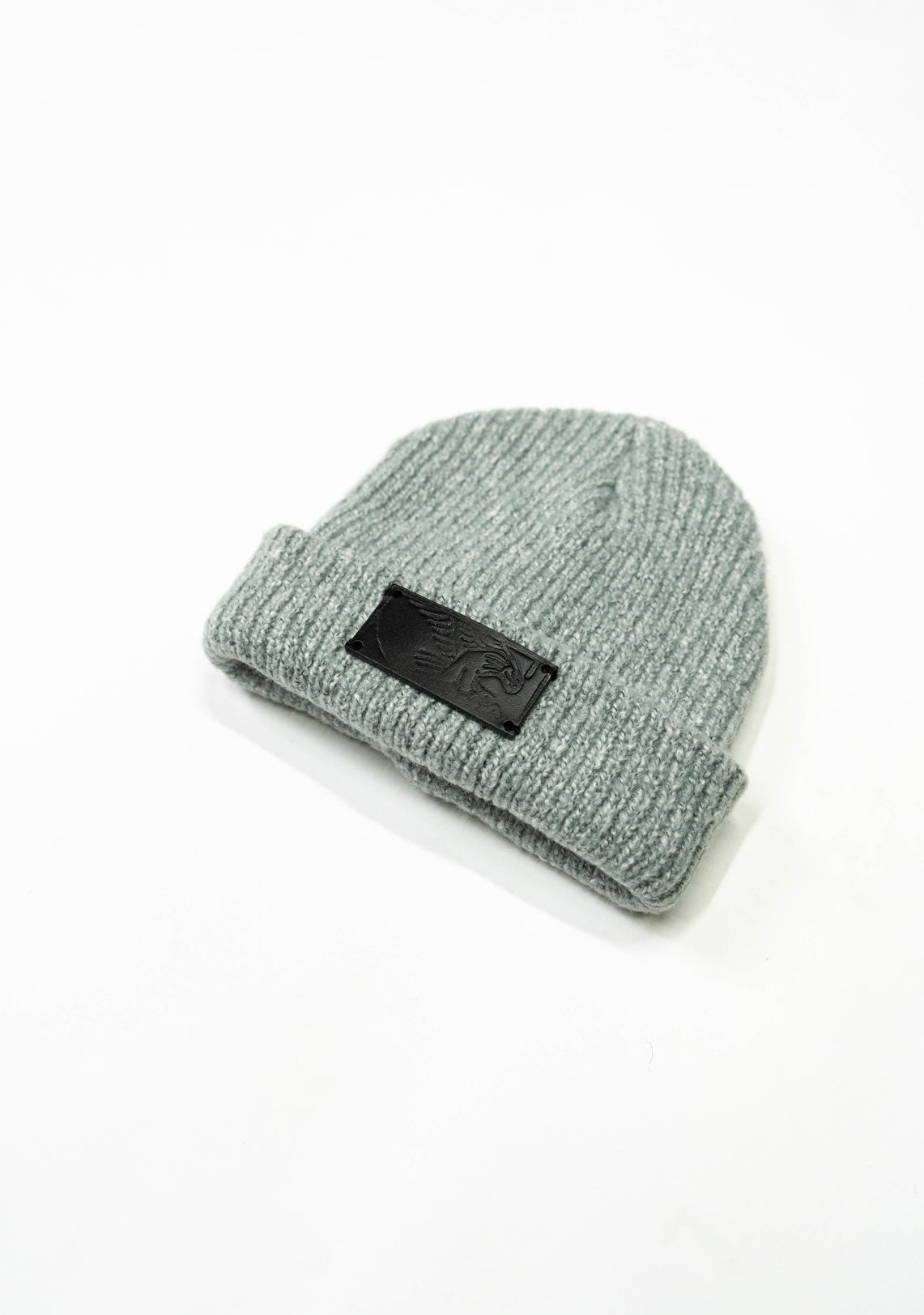 Heavy Knit Patch Beanie HG