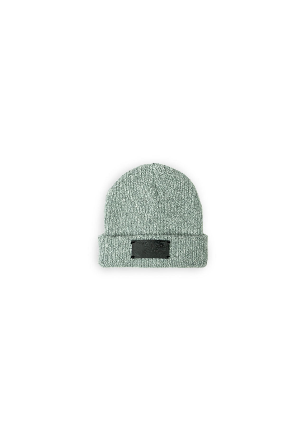 Heavy Knit Patch Beanie HG