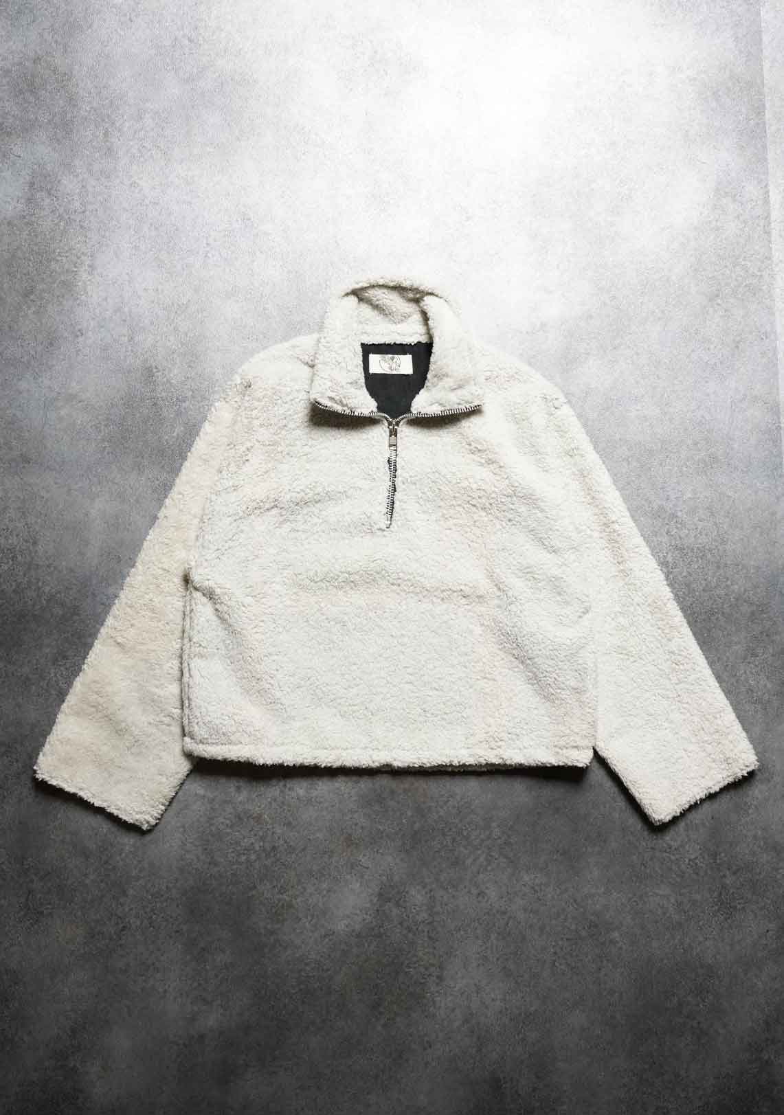 Sherpa Fleece Zip Up Sample