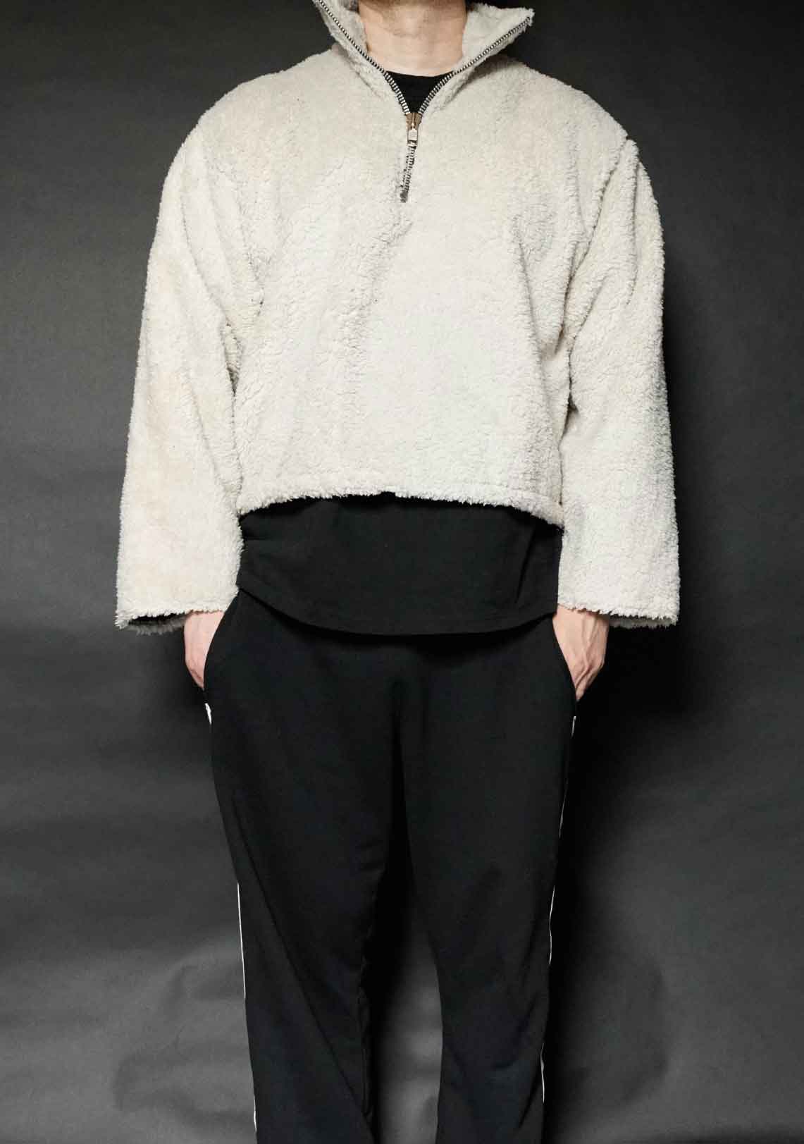 Sherpa Fleece Zip Up Sample