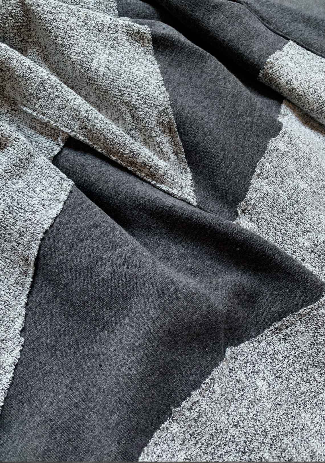 Patch work cotton shorts Sample