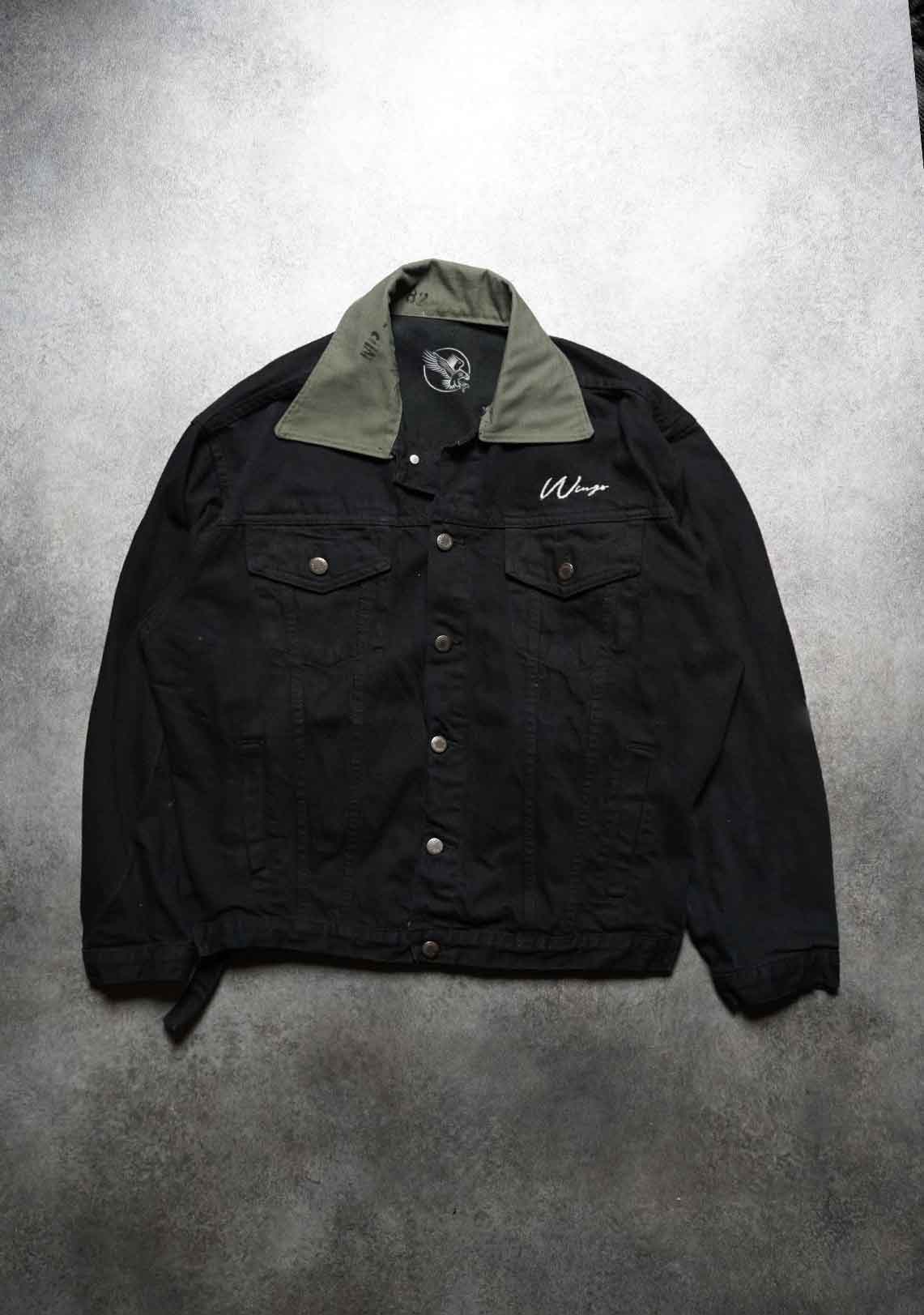 Sample Denim - Collared Black