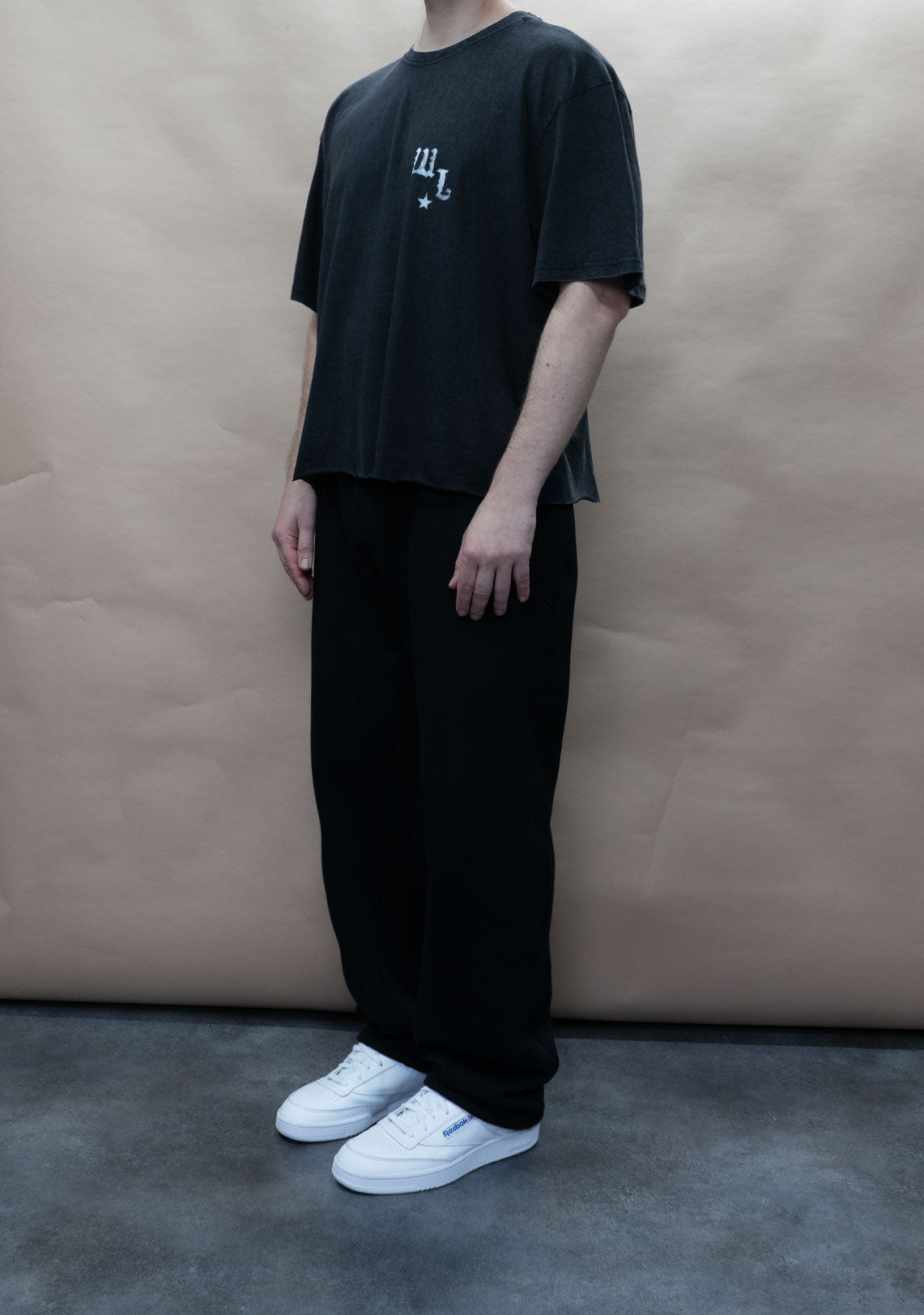 WL Club T-Shirt Washed Black