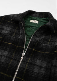 Wool Overshirt Zipper Jacket