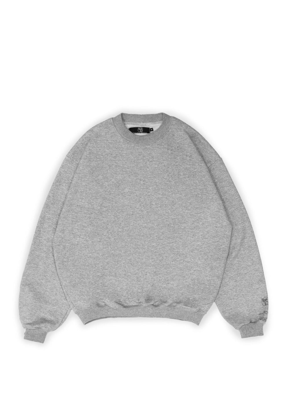 Essential Logo Sweatshirt Wolf Grey - Wings Of Liberty Clothing