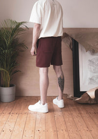 Essential Shorts Burgundy - Wings Of Liberty Clothing