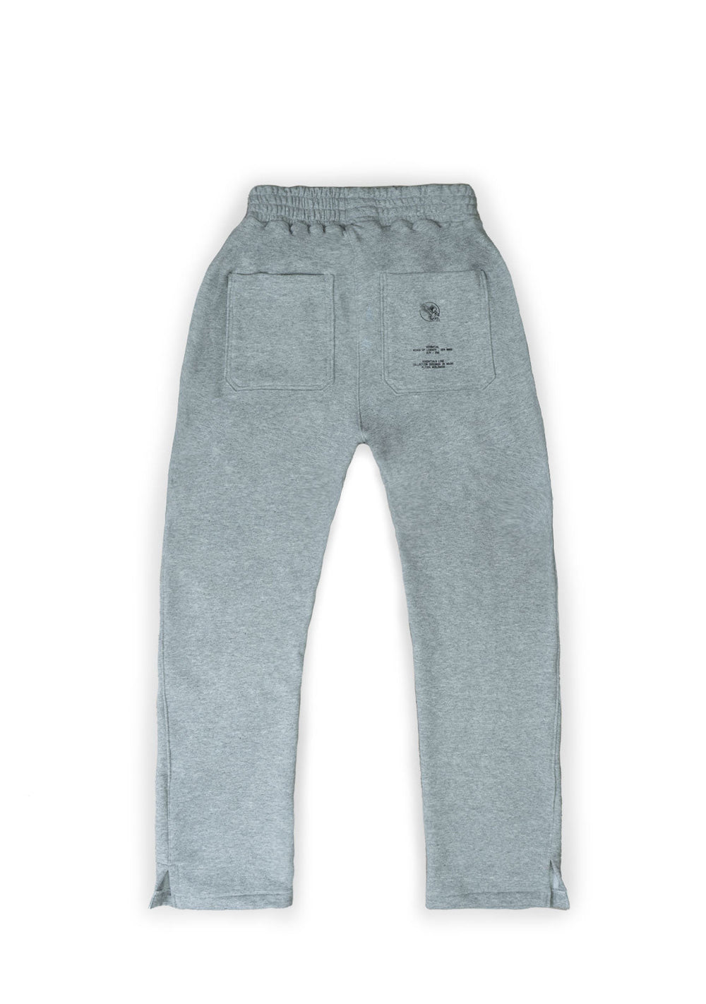 Essential Split hem Bottoms Wolf Grey - Wings Of Liberty Clothing