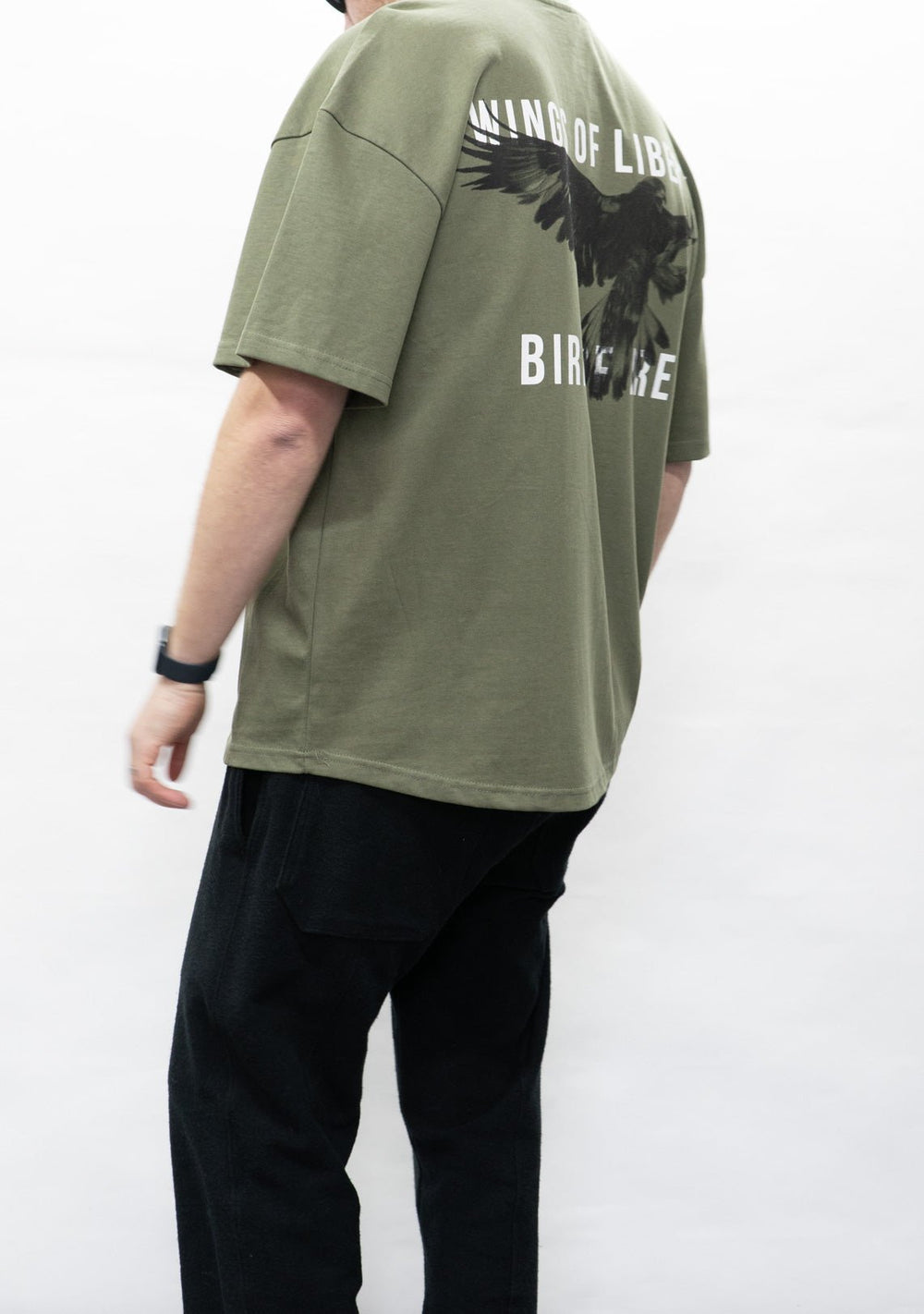 Hawk T-Shirt Khaki - Wings Of Liberty Clothing