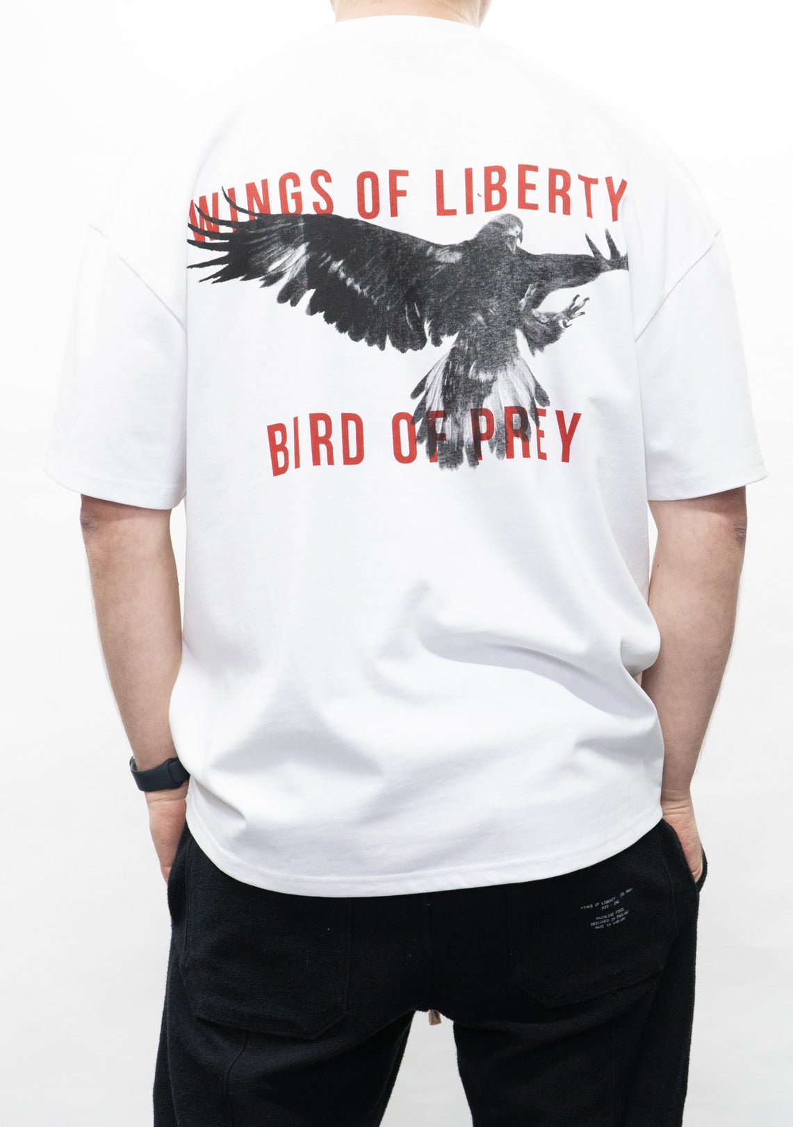 Hawk T-Shirt white - Wings Of Liberty Clothing