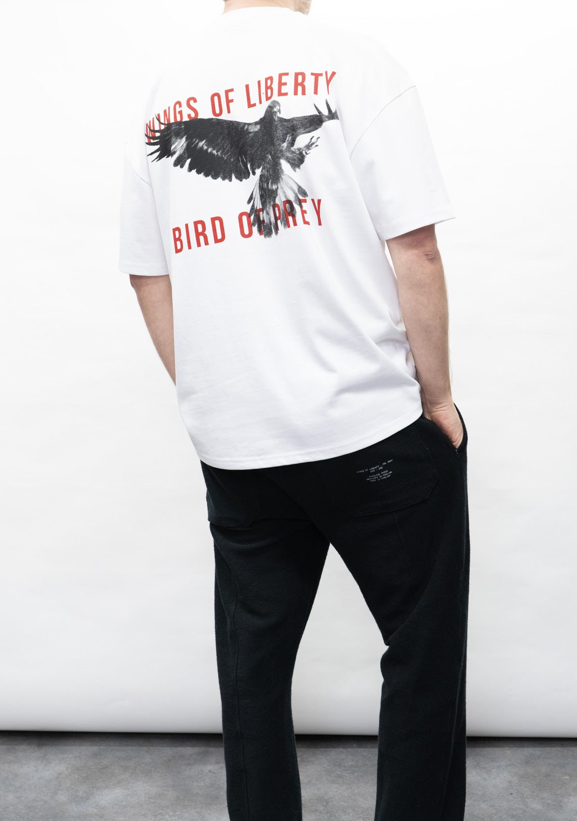 Hawk T-Shirt white - Wings Of Liberty Clothing