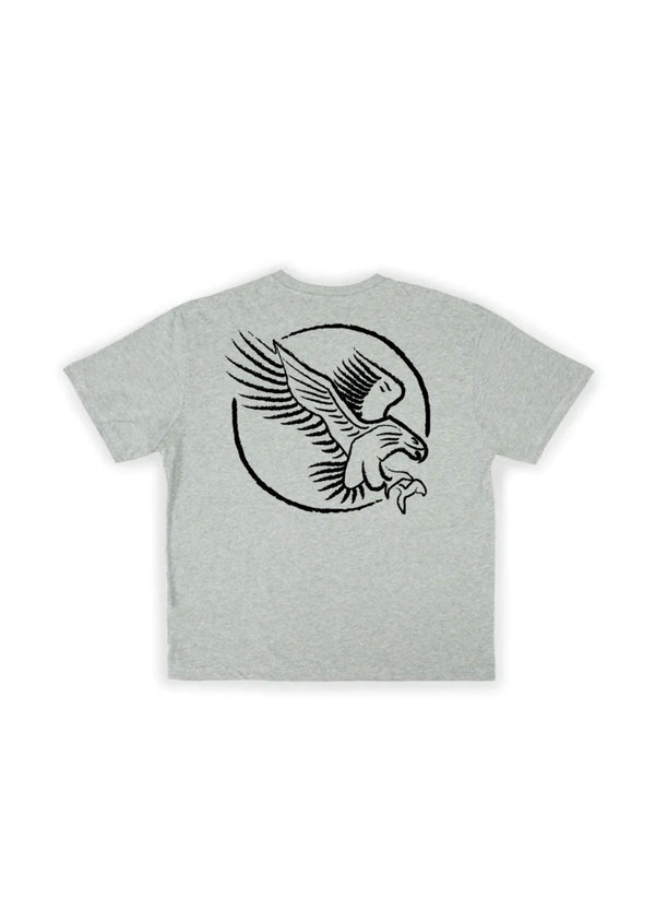 Logo Wolf Grey Essential T-Shirt - Wings Of Liberty Clothing