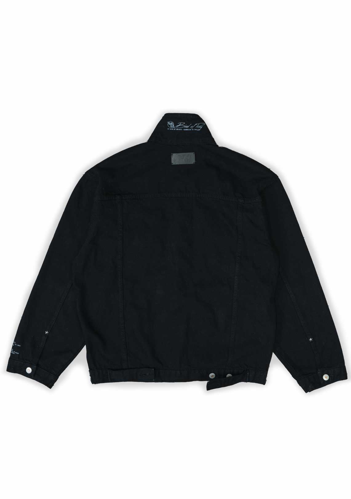 Mainline Black Denim jacket – Wings Of Liberty Clothing