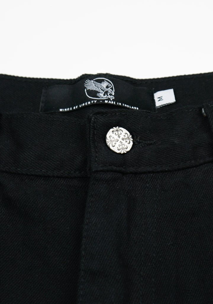 Rework Denim Black - Wings Of Liberty Clothing