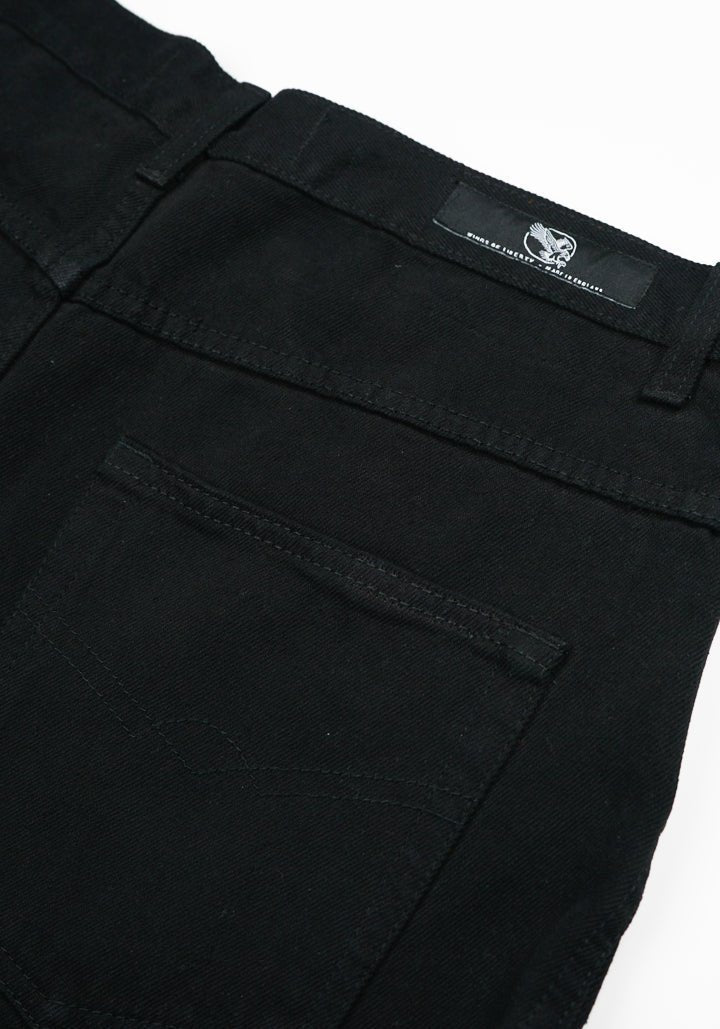 Rework Denim Black - Wings Of Liberty Clothing