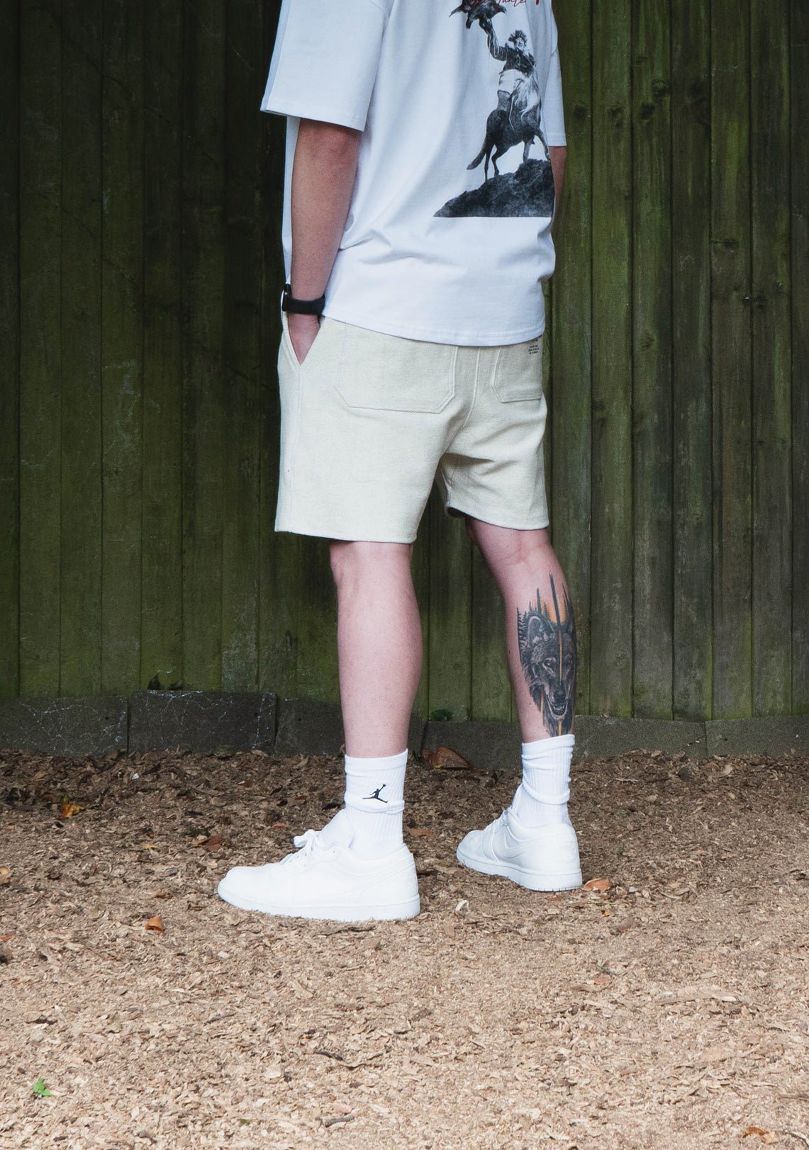 RW Shorts Dusty Cream - Wings Of Liberty Clothing