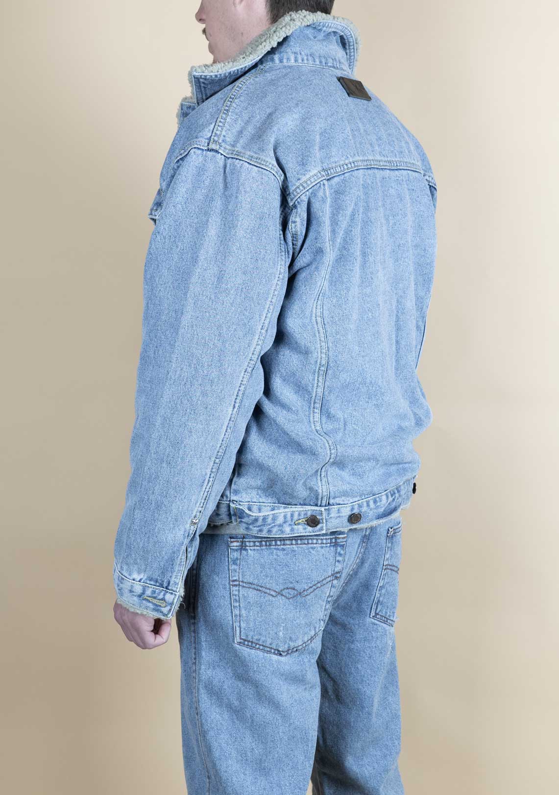 Shearling Denim 2024 Acid Wash Logo- LTD - Wings Of Liberty Clothing