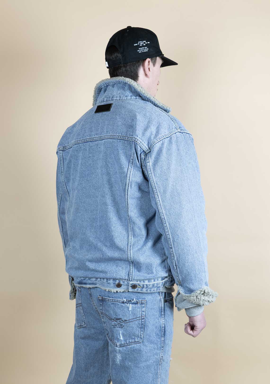 Shearling Denim 2024 Acid Wash Logo- LTD - Wings Of Liberty Clothing