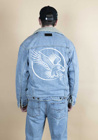 Shearling Denim 2024 Acid Wash- LTD - Wings Of Liberty Clothing