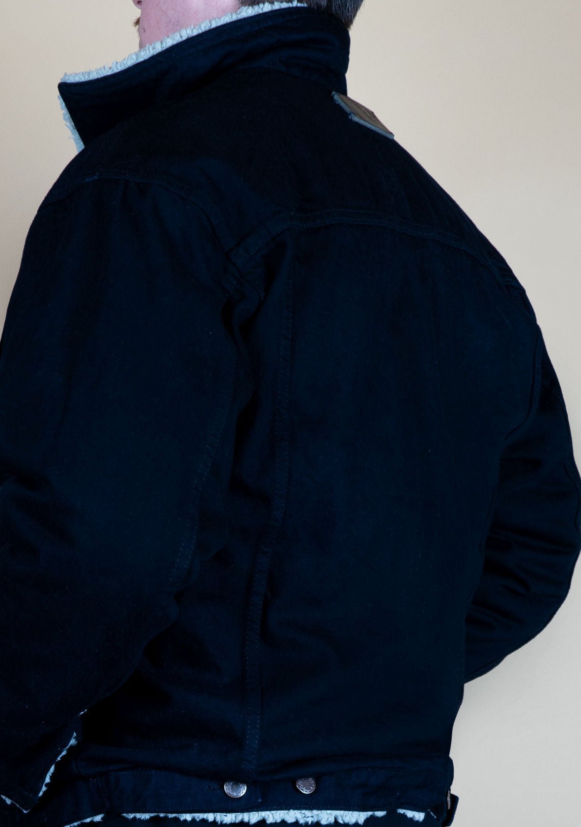 Shearling Denim 2024 Black Logo - LTD - Wings Of Liberty Clothing