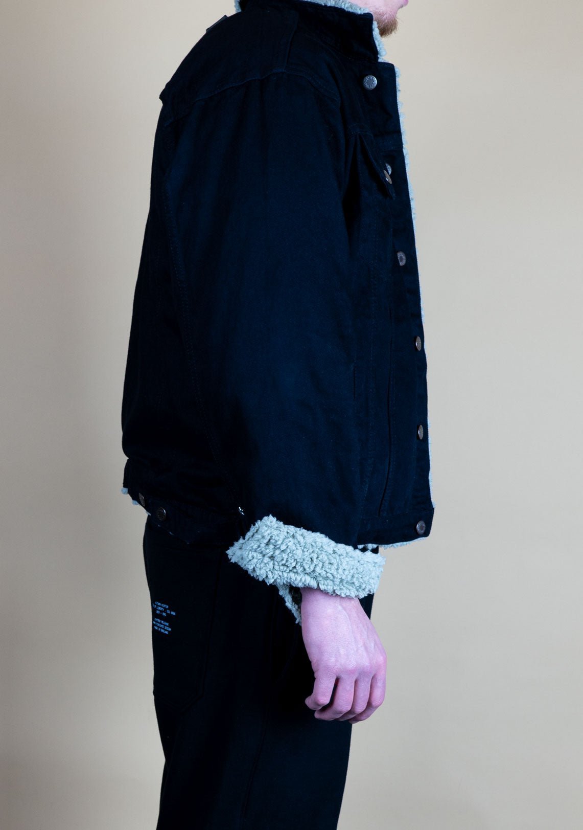 Shearling Denim 2024 Black Logo - LTD - Wings Of Liberty Clothing