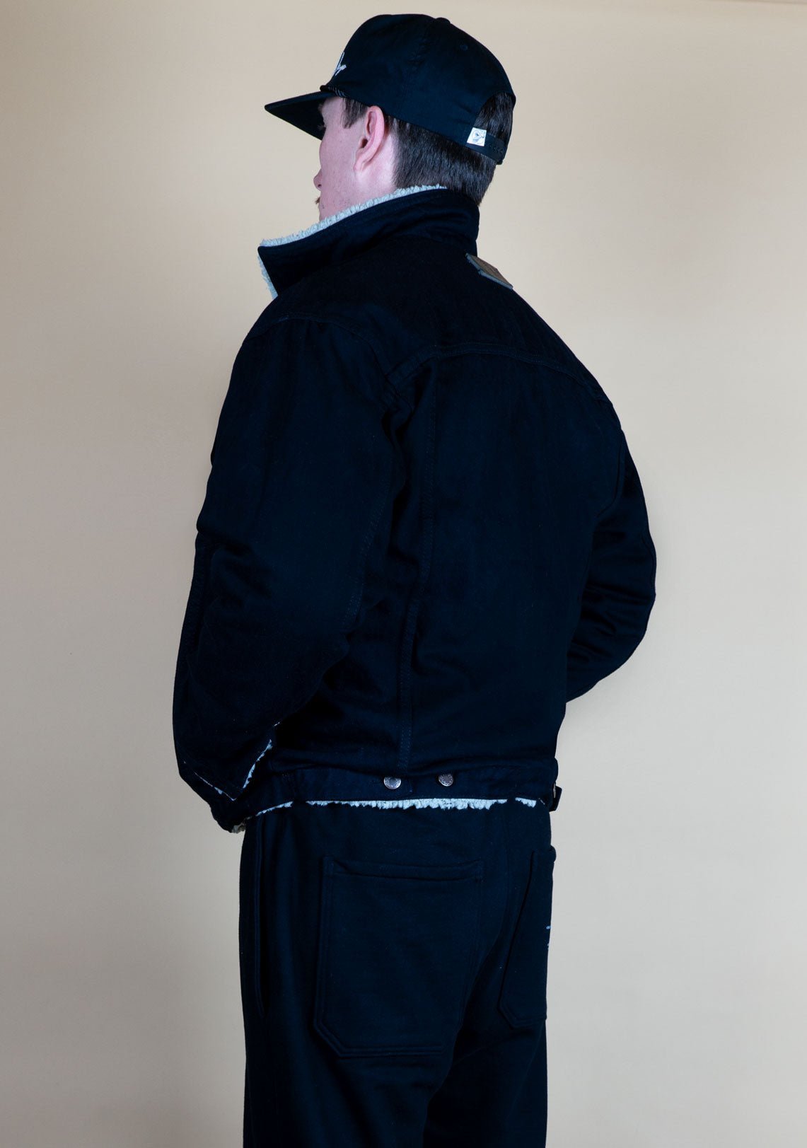 Shearling Denim 2024 Black Logo - LTD - Wings Of Liberty Clothing