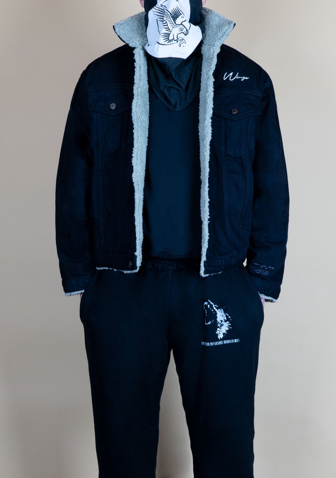 Shearling Denim 2024 Black - LTD - Wings Of Liberty Clothing