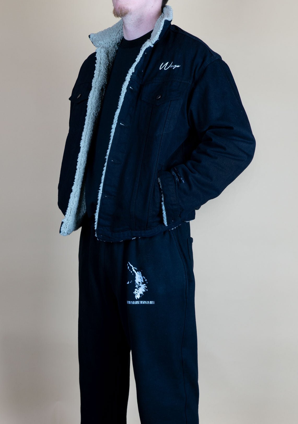 Shearling Denim 2024 Black - LTD - Wings Of Liberty Clothing