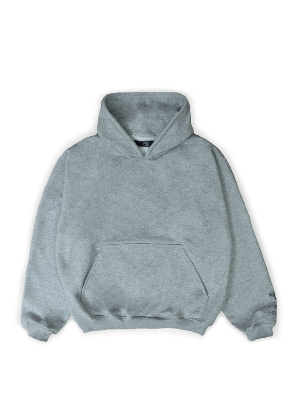 V2 Essential Hoody Wolf Grey - Wings Of Liberty Clothing