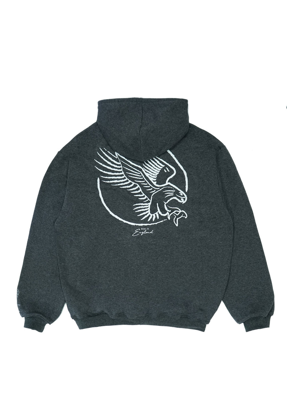 V2 Essential Logo Hoody Charcoal - Wings Of Liberty Clothing