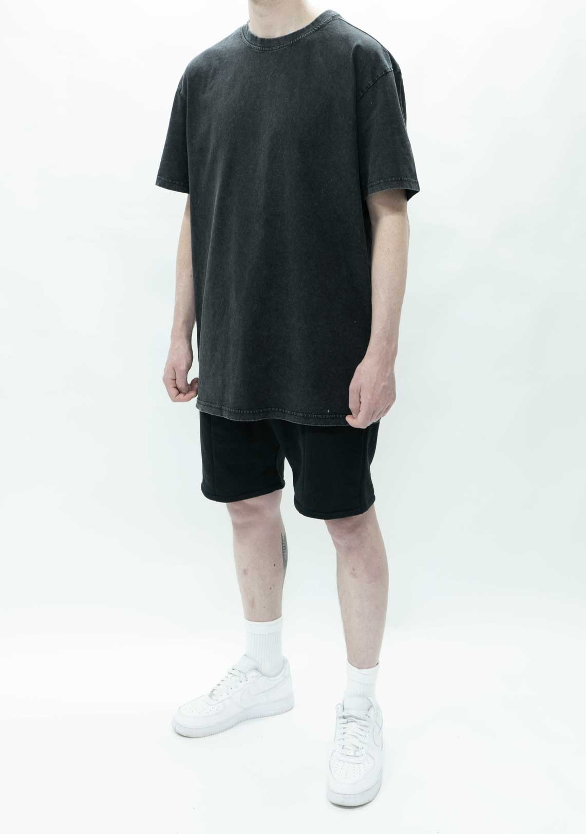 Washed Black Essential T-Shirt - Wings Of Liberty Clothing