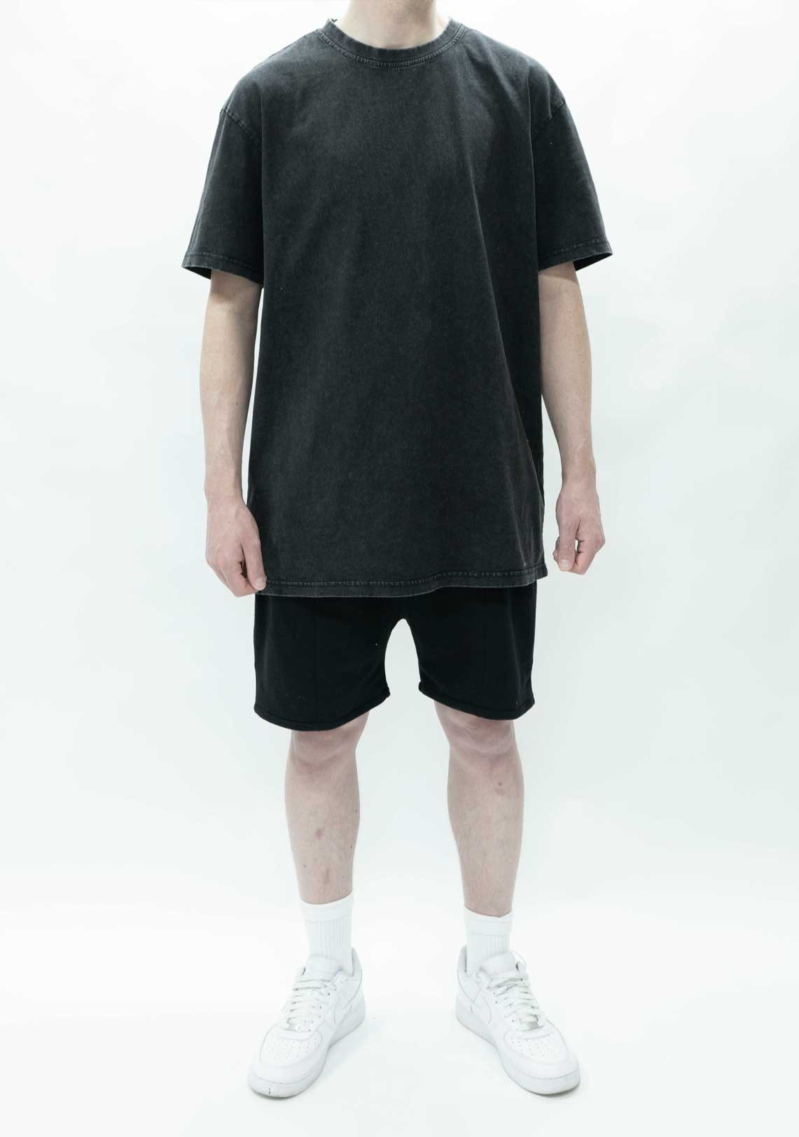 Washed Black Essential T-Shirt - Wings Of Liberty Clothing