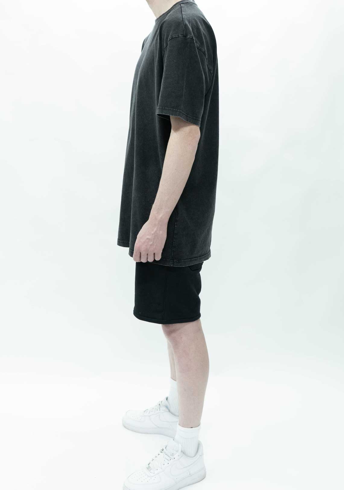 Washed Black Essential T-Shirt - Wings Of Liberty Clothing