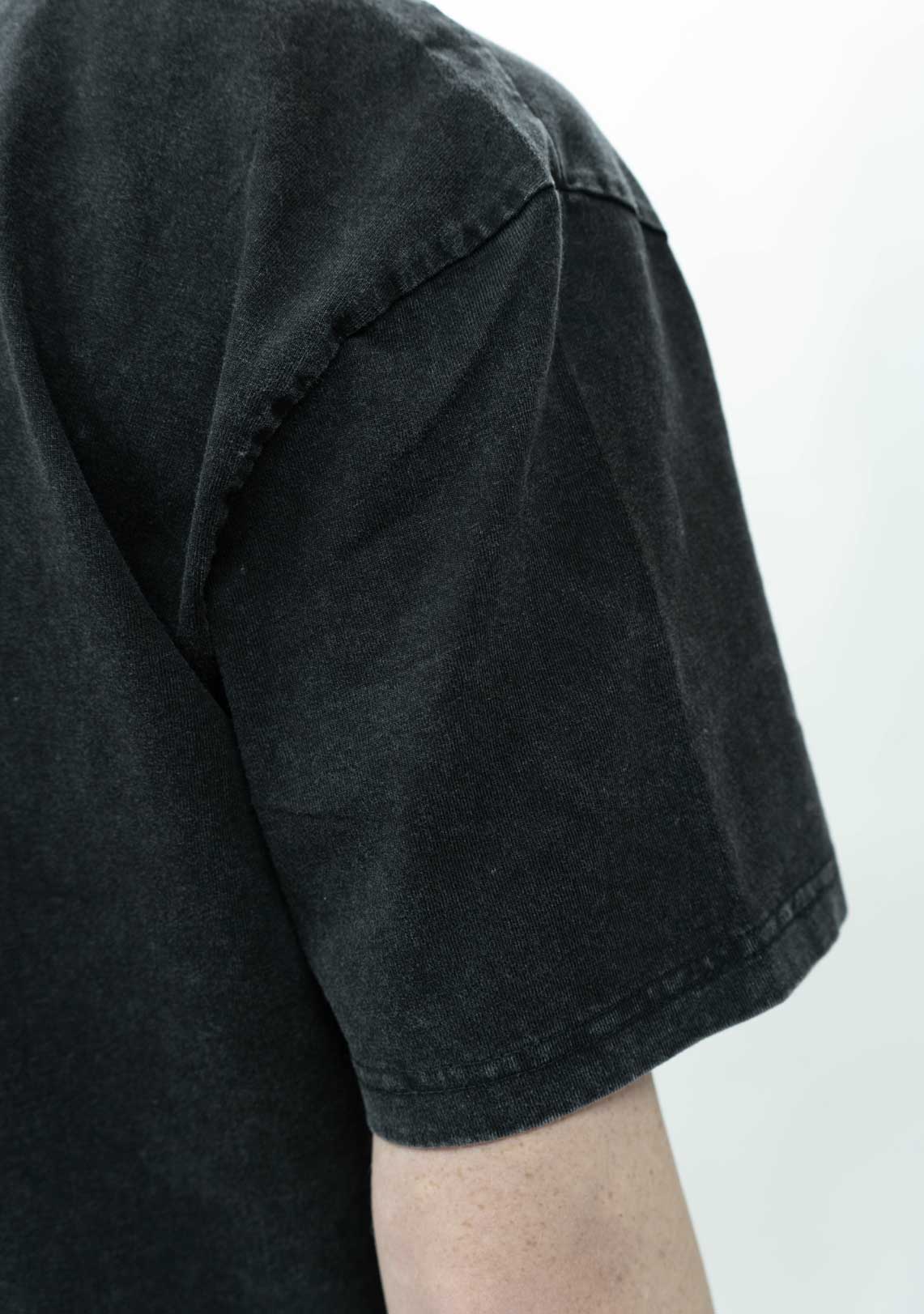 Washed Black Essential T-Shirt - Wings Of Liberty Clothing